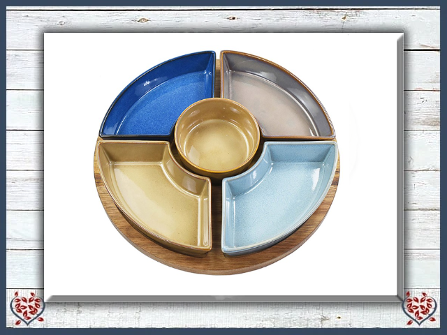 ELEMENTS HORS D'OEUVRES TRAY ROUND | Kitchenware - Paul Martyn Interiors