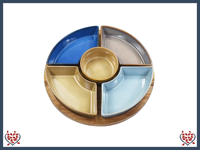 ELEMENTS HORS D'OEUVRES TRAY ROUND | Kitchenware - Paul Martyn Interiors