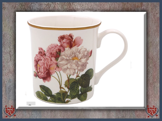TRADITIONAL ROSE MUG | Mugs - Paul Martyn Interiors