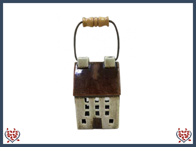 CERAMIC TEALIGHT HOUSE ~ CREAM | China, Glass and Ceramics
