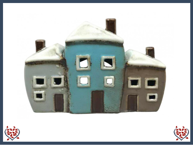 CERAMIC TEALIGHT HOUSES | Ceramic - Paul Martyn Interiors