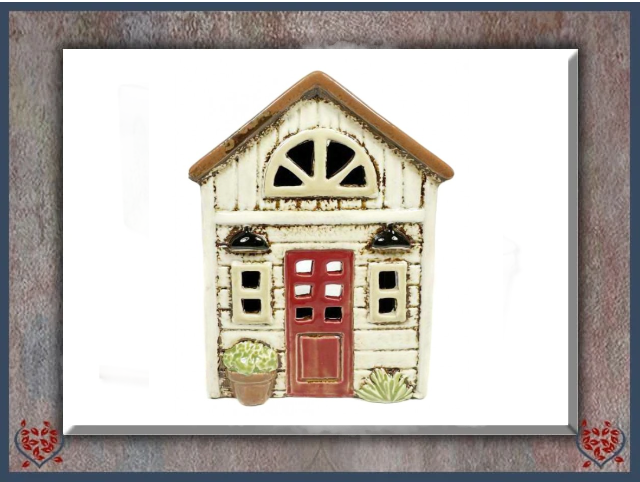 CERAMIC SHED TEALIGHT  | Ceramic - Paul Martyn Interiors