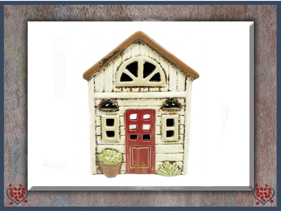 CERAMIC SHED TEALIGHT  | Ceramic - Paul Martyn Interiors