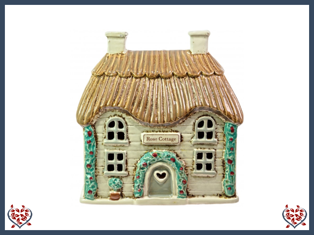 CERAMIC COTTAGE TEALIGHT | Ceramic - Paul Martyn Interiors