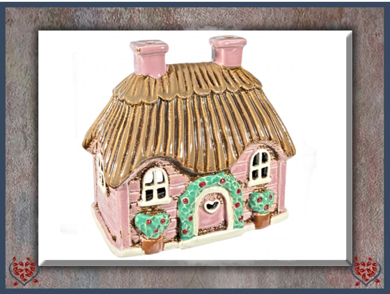 CERAMIC COTTAGE TEALIGHT | Ceramic - Paul Martyn Interiors