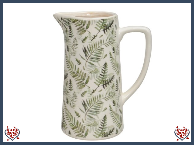 FERN PATTERN JUG | Mugs - Paul Martyn Interiors