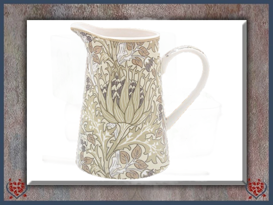 WILLIAM MORRIS ARTICHOKE JUG MEDIUM | Mugs - Paul Martyn Interiors