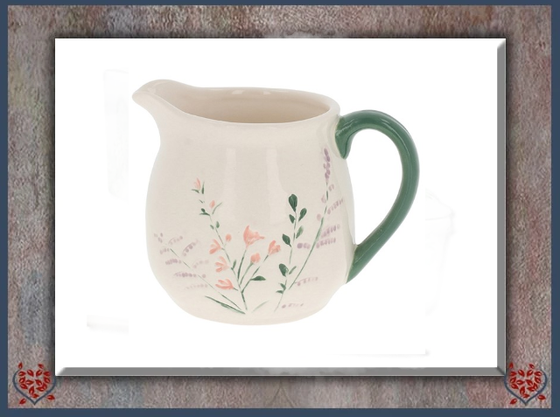 MEADOW PRESS FLOWER JUG VASE | China, Glass and Ceramics