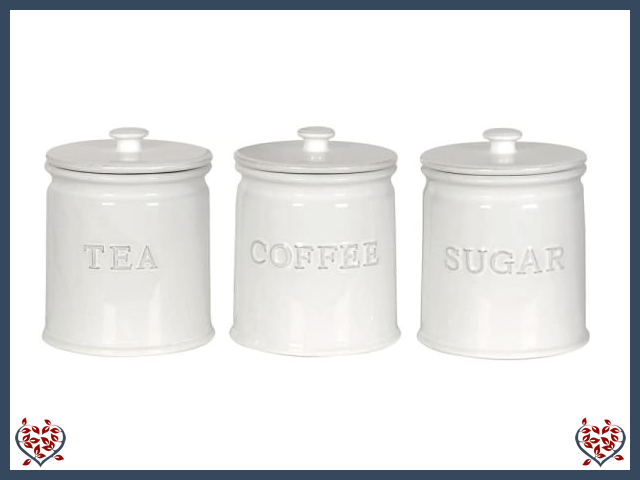CERAMIC TEA, COFFEE AND SUGAR JARS | China & Ceramics - Paul Martyn Interiors