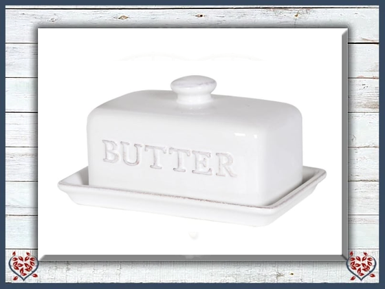 CERAMIC BUTTER DISH | Kitchenware - Paul Martyn Interiors