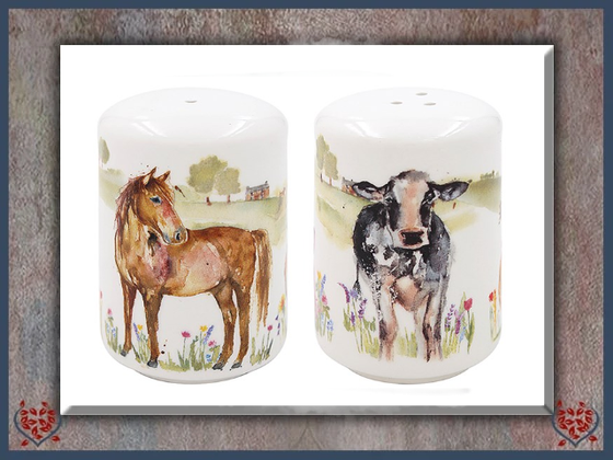 FARMYARD SALT & PEPPER | China & Ceramics - Paul Martyn Interiors