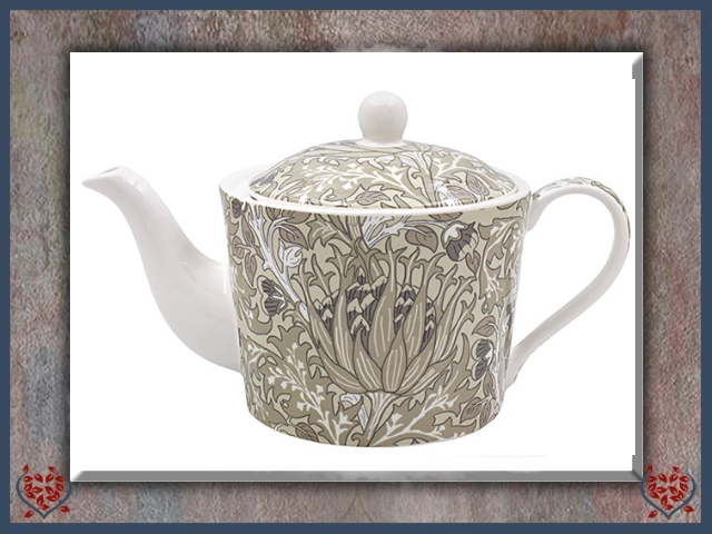 WILLIAM MORRIS ARTICHOKE TEAPOT | Mugs - Paul Martyn Interiors