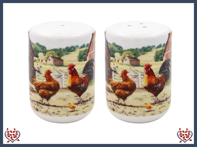 COCKEREL & HEN SALT & PEPPER | China & Ceramics - Paul Martyn Interiors