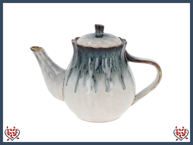 REACTIVE GLAZE BLUE TEAPOT | Mugs - Paul Martyn Interiors