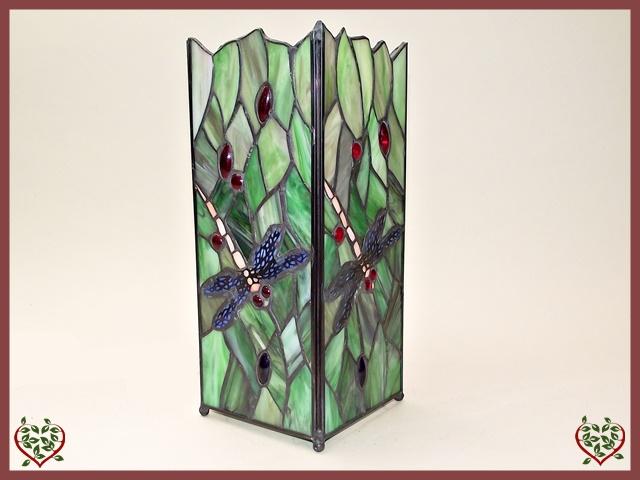 DRAGONFLY TIFFANY SQUARE LAMP | Lighting - Paul Martyn Interiors