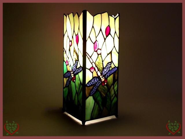 DRAGONFLY TIFFANY SQUARE LAMP | Lighting - Paul Martyn Interiors