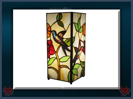 HUMMING BIRD ~ SQUARE LAMP | Lighting