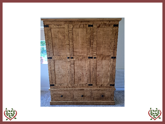 RUSTIC FINISH WARDROBE