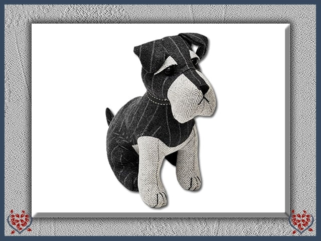 CHESTER SCHNAUZER DOORSTOP | Doorstops & Draught Excluders - Paul Martyn Interiors