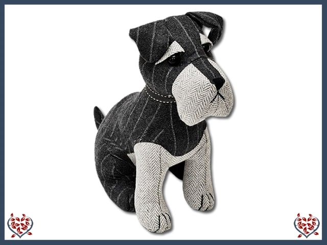 CHESTER SCHNAUZER DOORSTOP | Doorstops & Draught Excluders - Paul Martyn Interiors