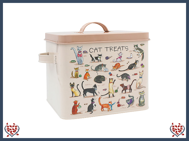 KITTY CAT TREATS TIN | China, Glass and Ceramics