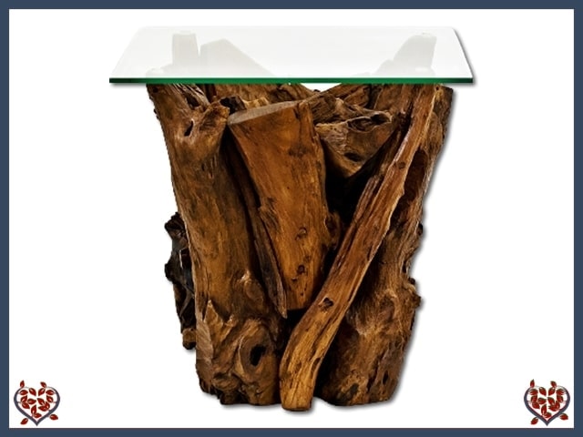 TEAK ROOT SIDE TABLE ~ WOODLAND COLLECTION - Paul Martyn Interiors