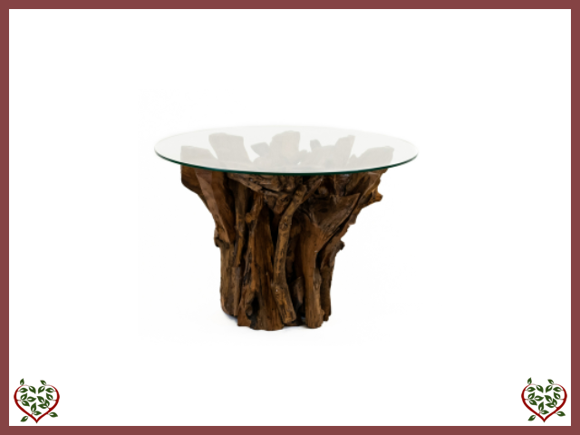 TEAK ROOT ROUND DINING TABLE ~ WOODLAND COLLECTION