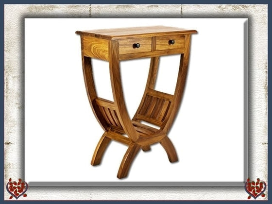 CANTIK HALL TABLE 2 DRAWERS ~ TEAK COLLECTION - Paul Martyn Interiors