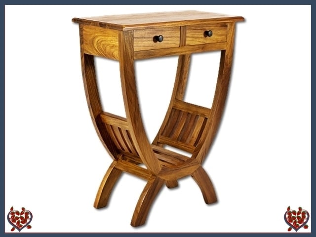 CANTIK HALL TABLE 2 DRAWERS ~ TEAK COLLECTION - Paul Martyn Interiors