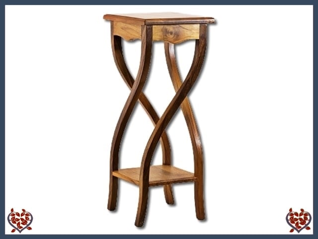 CHESTERFIELD PLANT STAND ~ TEAK COLLECTION - Paul Martyn Interiors