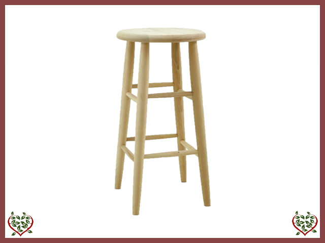 TURNED HIGH STOOL
