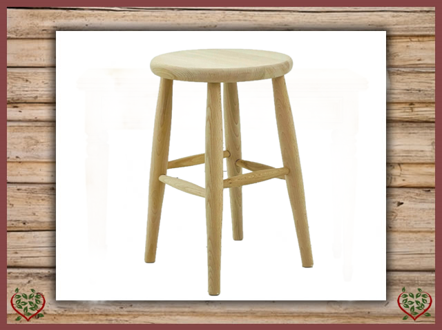 TURNED LOW STOOL
