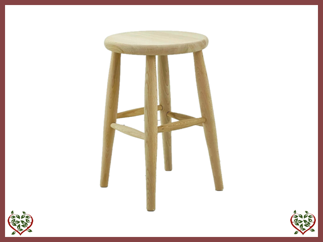 TURNED LOW STOOL