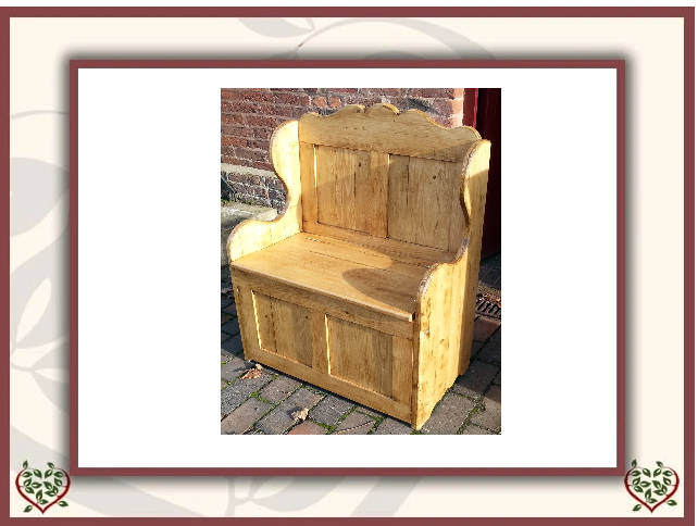 RECLAIMED HALL SEAT~ MADE TO MEASURE