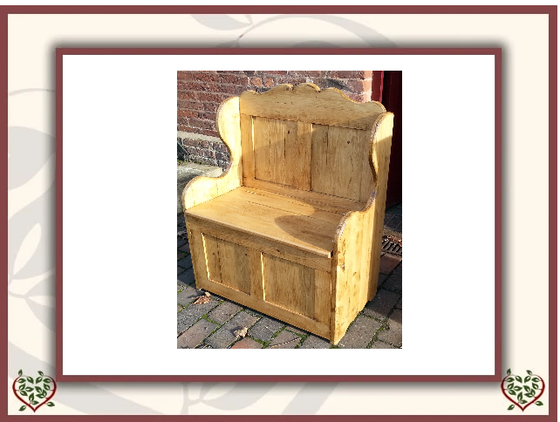 RECLAIMED PINE SETTLE ~ MADE TO MEASURE