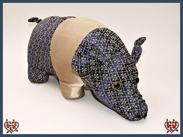 SIOUXSIE SADDLEBACK PIG ~ DOORSTOP | Doorstops & Draught Excluders - Paul Martyn Interiors