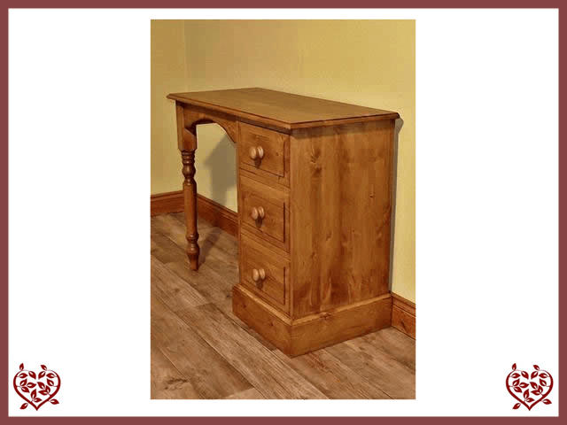 EDWARDIAN SINGLE PEDESTAL DESK AND DRESSING TABLE | Paul Martyn Furniture UK