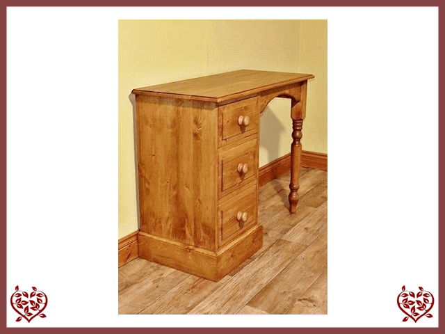 EDWARDIAN SINGLE PEDESTAL DRESSING TABLE | Paul Martyn Furniture UK