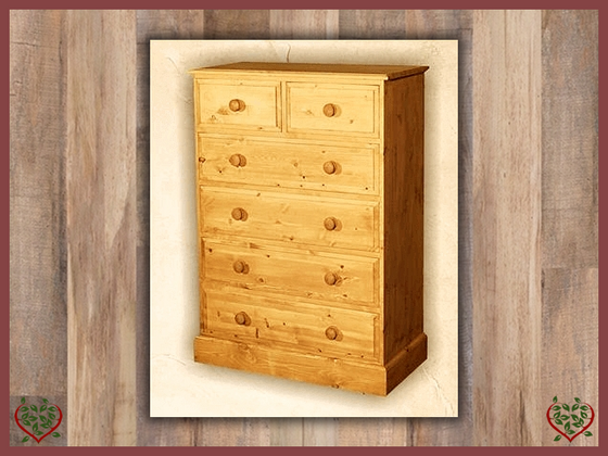 EDWARDIAN 2 OVER 4 CHEST | Paul Martyn Furniture UK