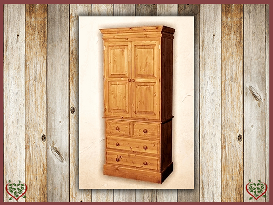 EDWARDIAN LINEN PRESS /WARDROBE | Paul Martyn Furniture UK