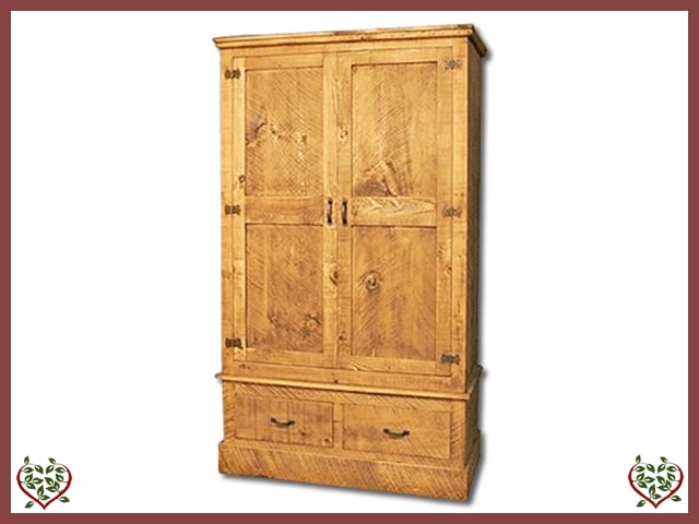 RUSTIQUE DOUBLE WARDROBE