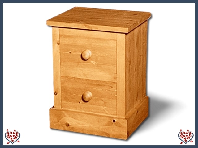 SHAKER PINE BEDSIDE CHEST | Paul Martyn Furniture UK