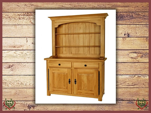 COUNTRY OAK OPEN DRESSER (TOP ONLY) | Paul Martyn Furniture UK