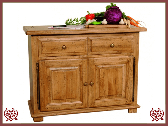 HERITAGE OAK SIDEBOARD – 2 DOORS/2 DRAWERS | Paul Martyn Furniture UK