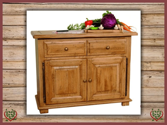 HERITAGE OAK SIDEBOARD – 2 DOORS/2 DRAWERS | Paul Martyn Furniture UK