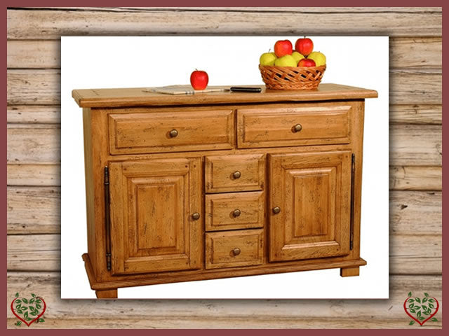 HERITAGE OAK SIDEBOARD – 2 DOORS/5 DRAWERS | Paul Martyn Furniture UK