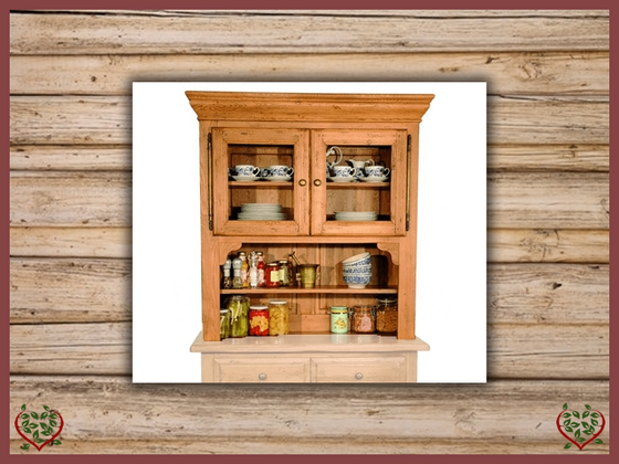 HERITAGE OAK CABINET TOP ONLY – 2 DOORS | Paul Martyn Furniture UK