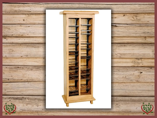 HERITAGE OAK CD RACK | Paul Martyn Furniture UK