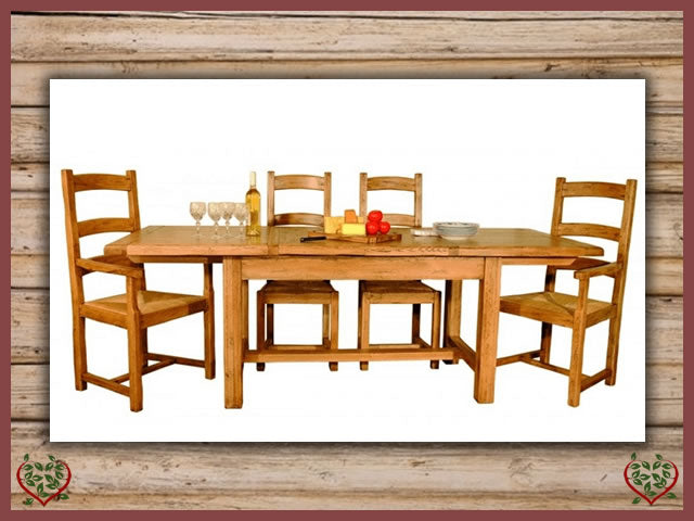 HERITAGE OAK EXTENDABLE DINING TABLE | Paul Martyn Furniture UK