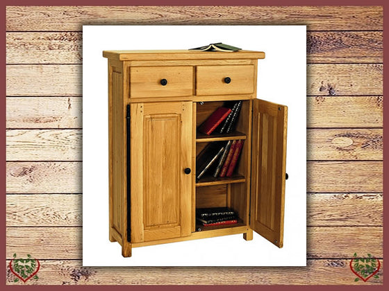 COUNTRY OAK LOW CUPBOARD | Paul Martyn Furniture UK